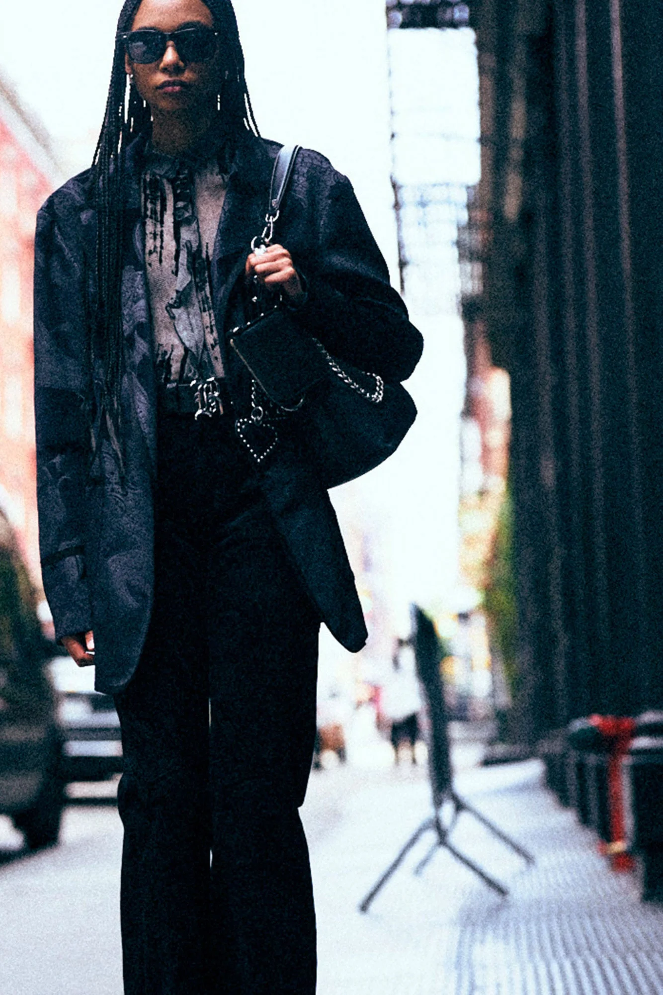 OVERSIZED PUNK ROWING BLAZER - 1