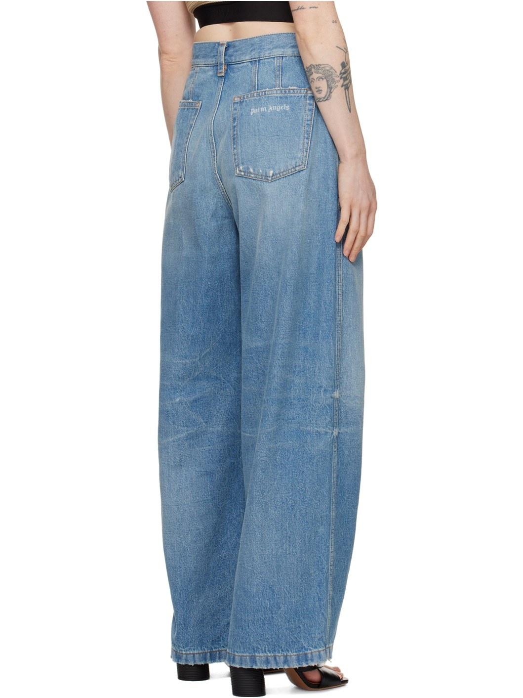 Blue Faded Jeans - 3