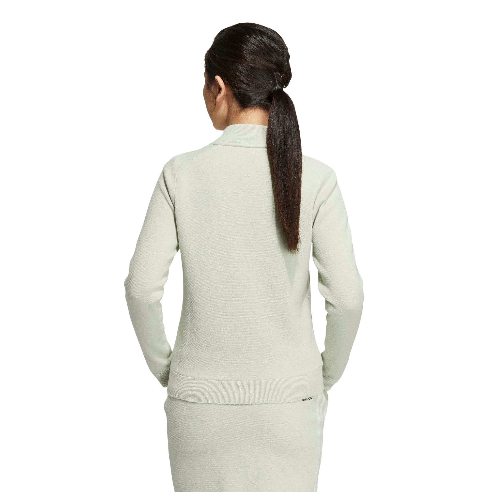 (WMNS) adidas WIND.RDY 3-Stripes Long Sleeve Sweater 'Green' HG8248 - 3