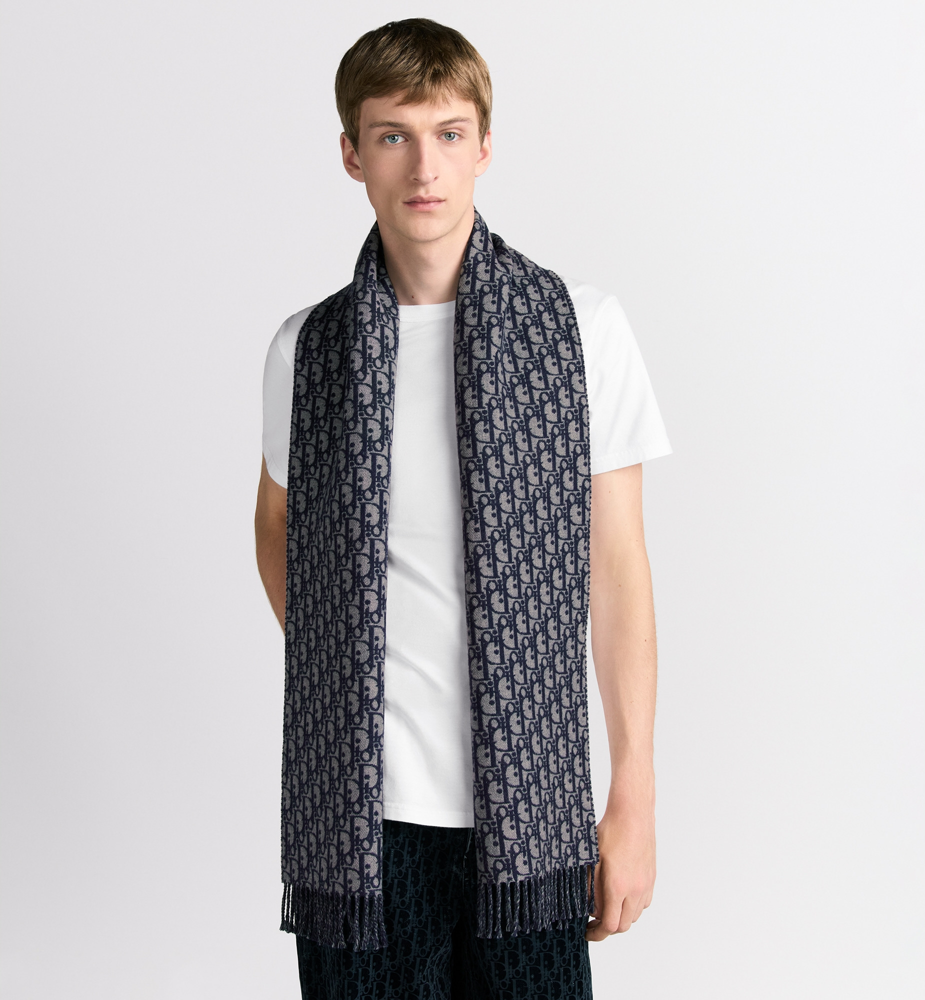 Dior Oblique Double-Sided Scarf - 2