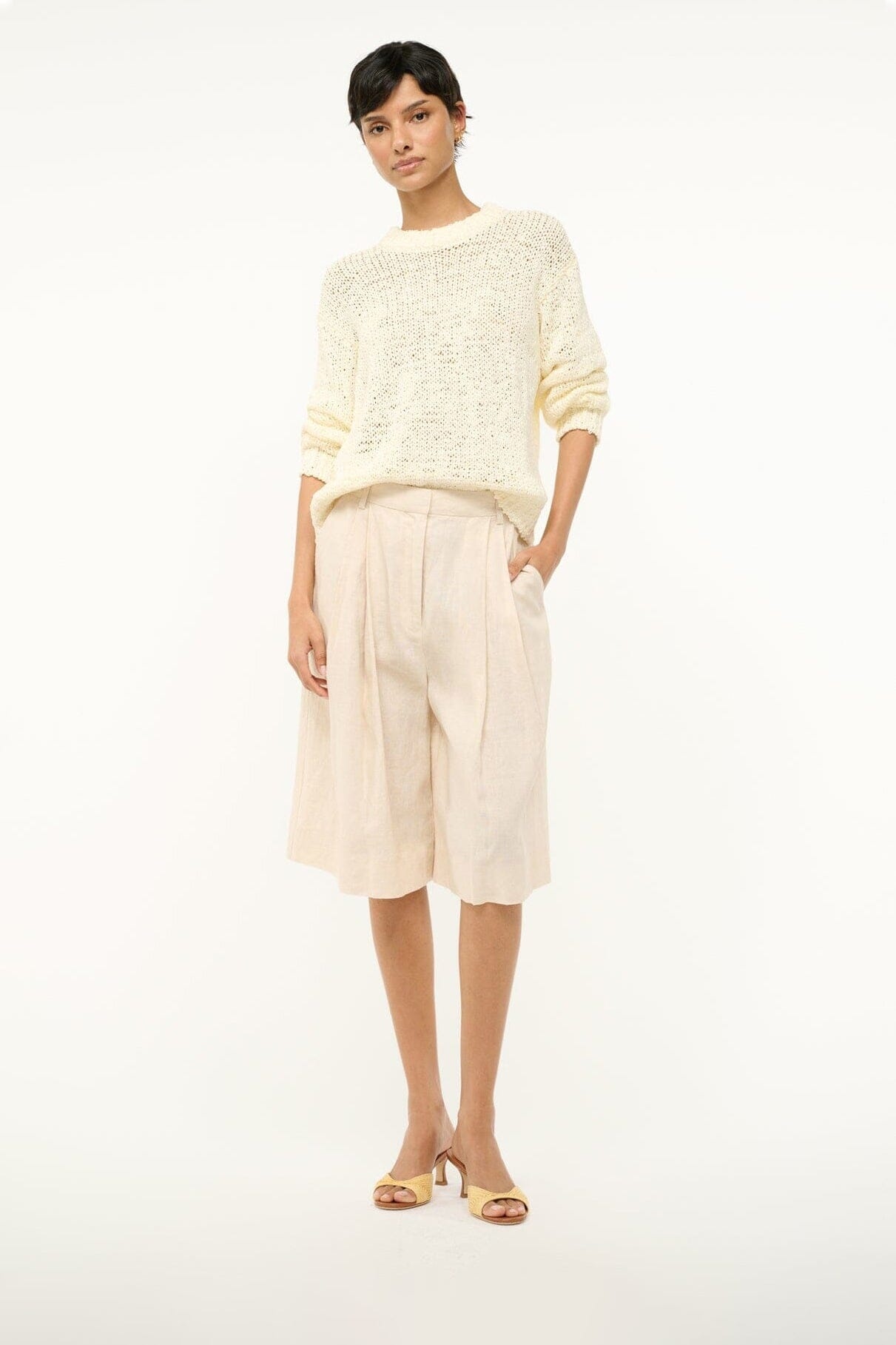 STAUD BRIGITTE MULE NATURAL RAFFIA - 2