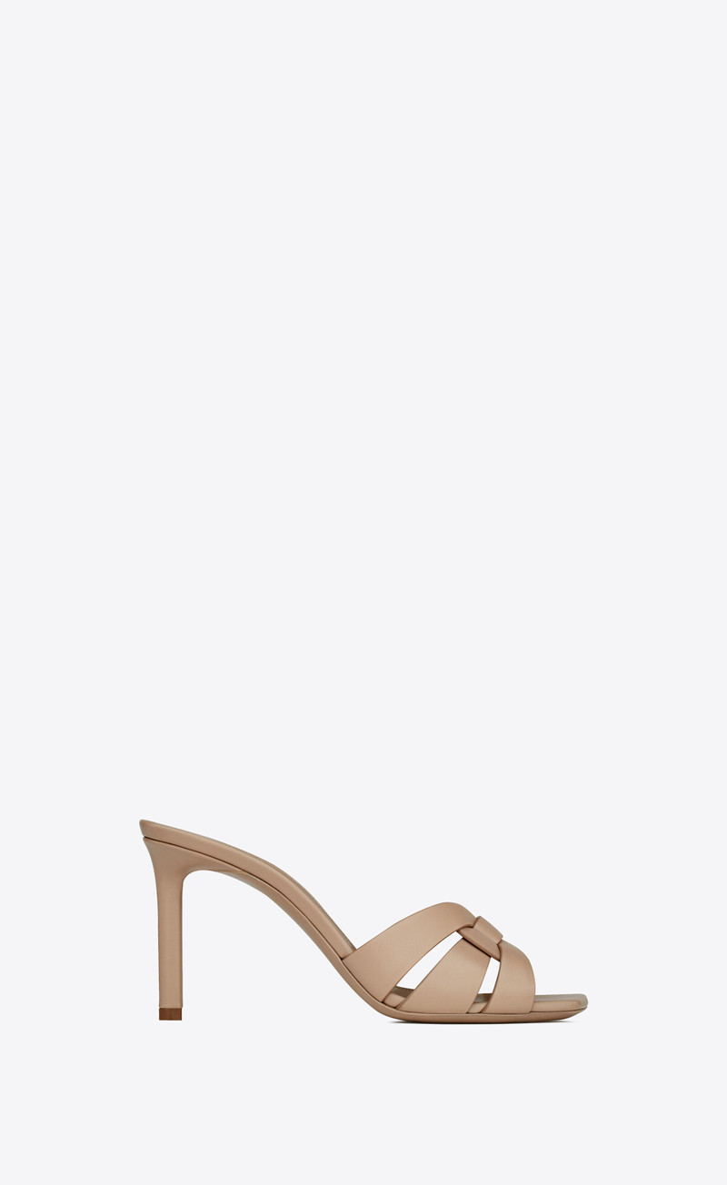tribute heeled mules 에 매끄러운 가죽 - 1