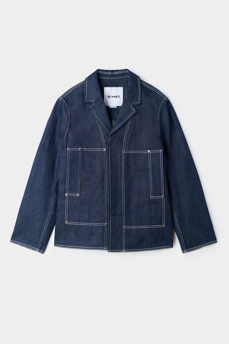 SUNNEI UTILITY BLAZER / dark blue outlook