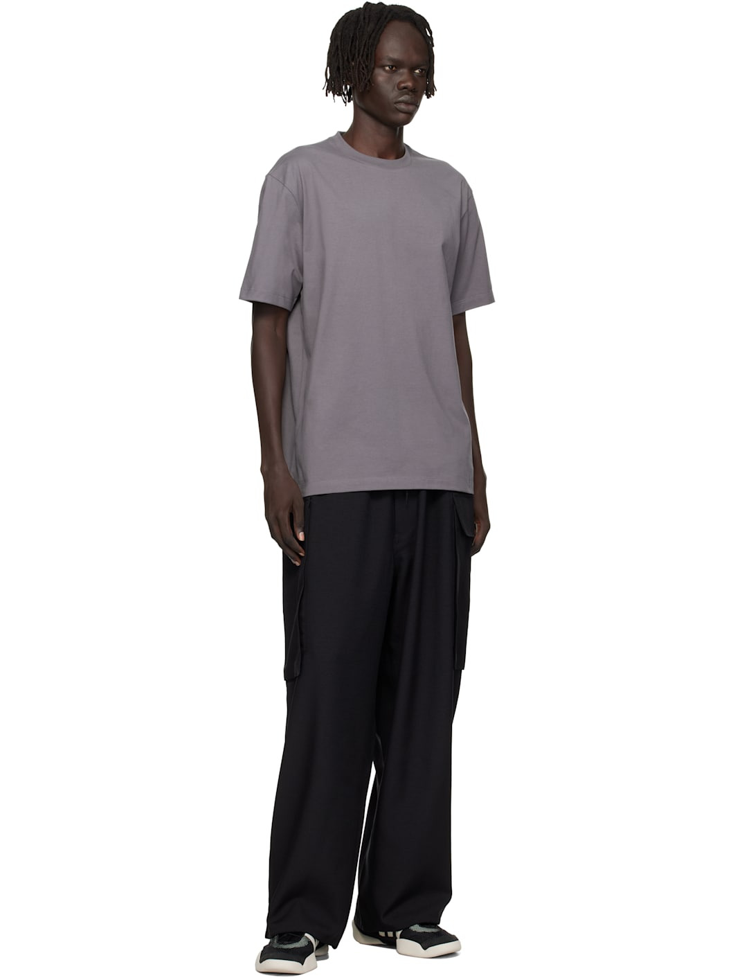 Gray Graphic Short Sleeve T-shirt - 4