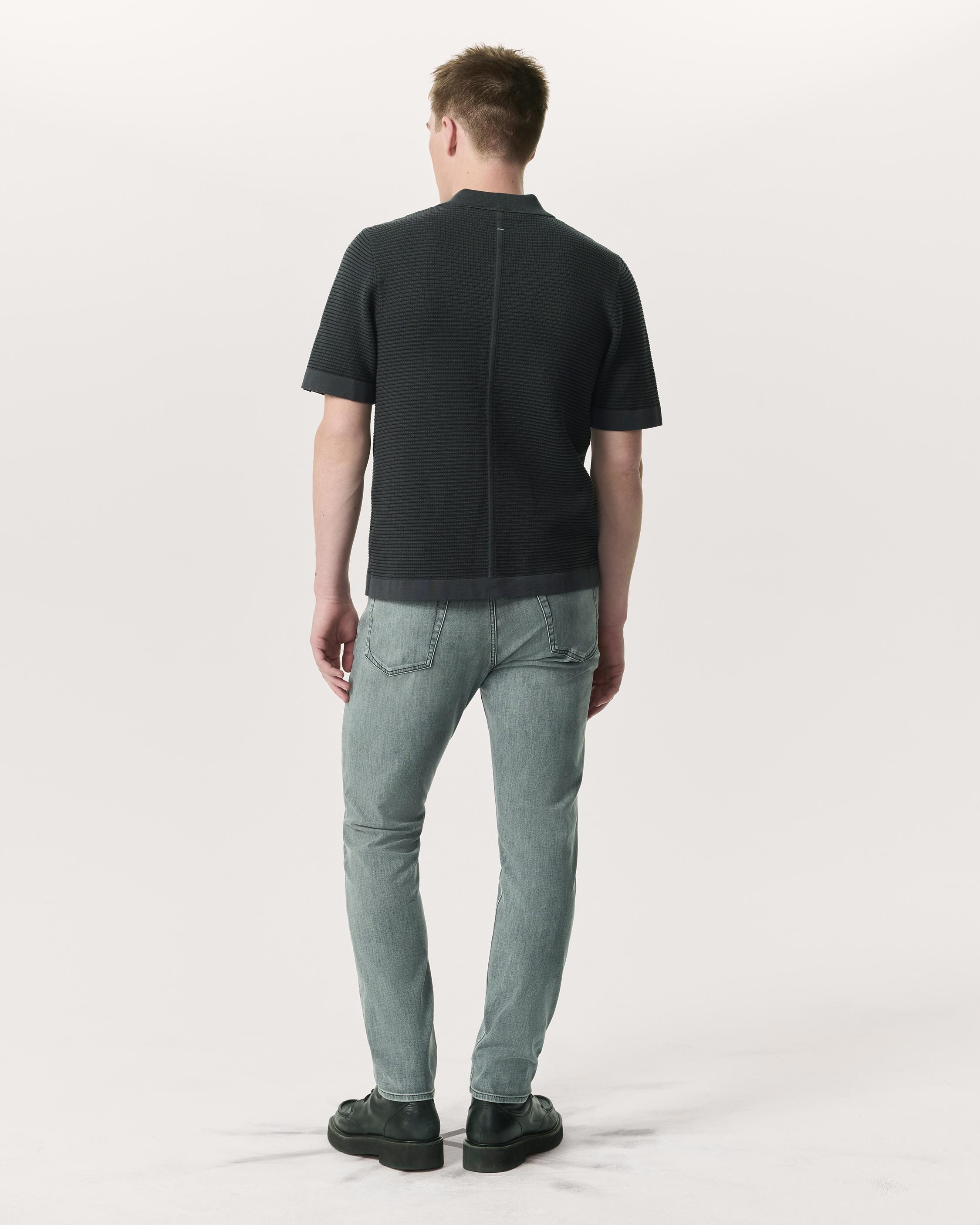 Harvey Striped Jacquard-Knit Shirt - 5