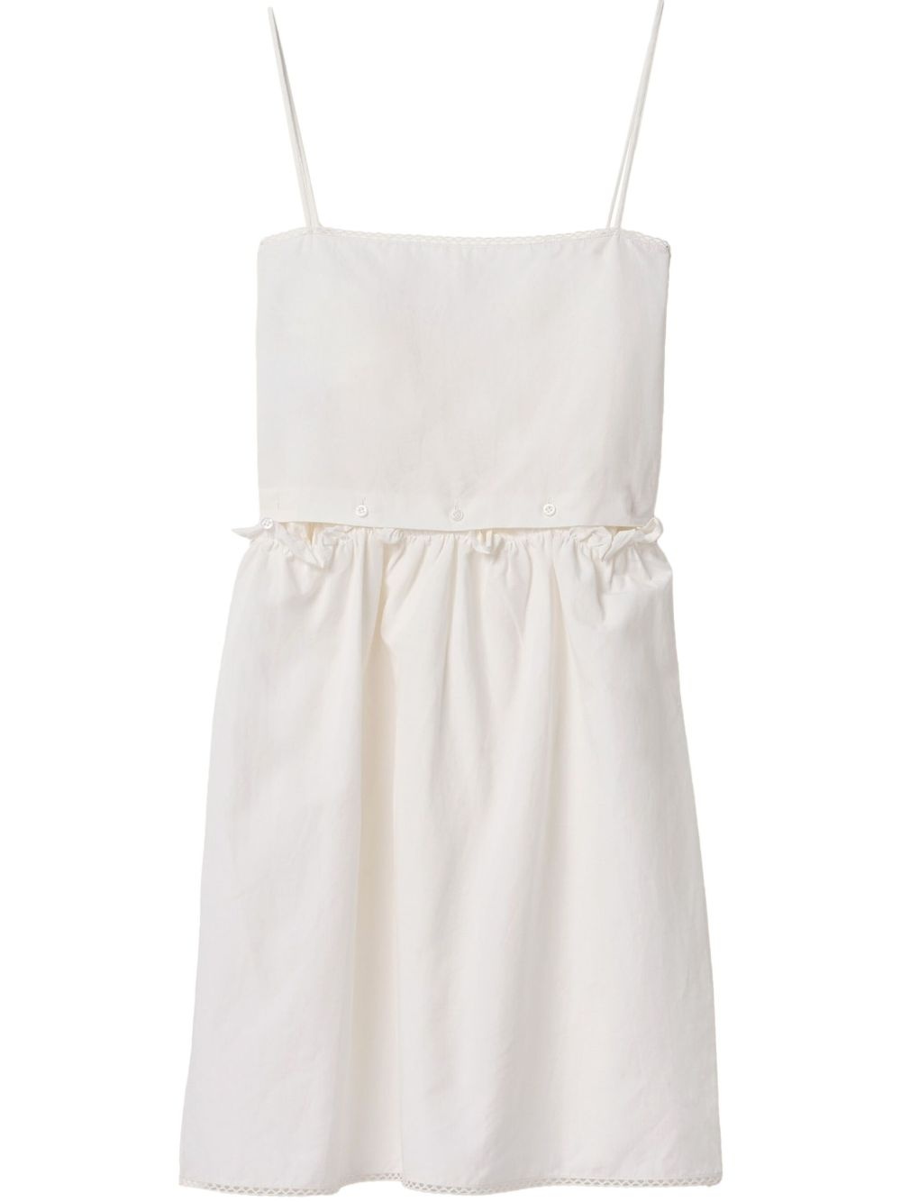 logo-print dress - 1