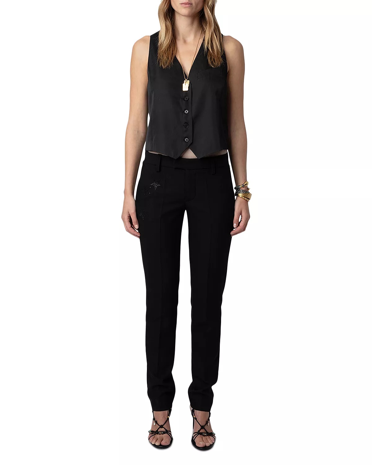Emaux Satin Vest - 2