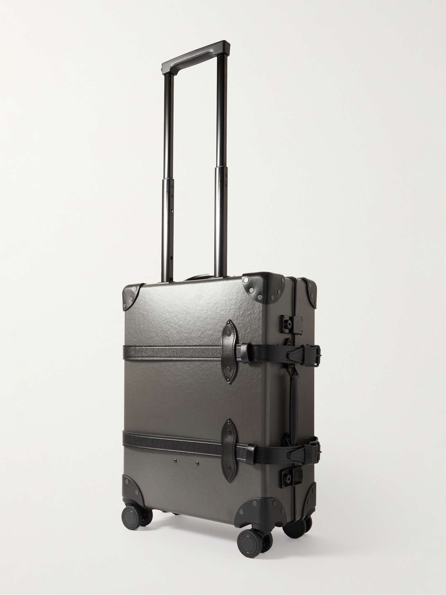 Centenary Leather-Trimmed Carry-On Suitcase - 4