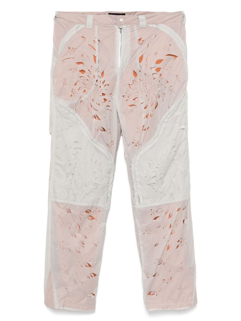 lasered-petals trousers 1
