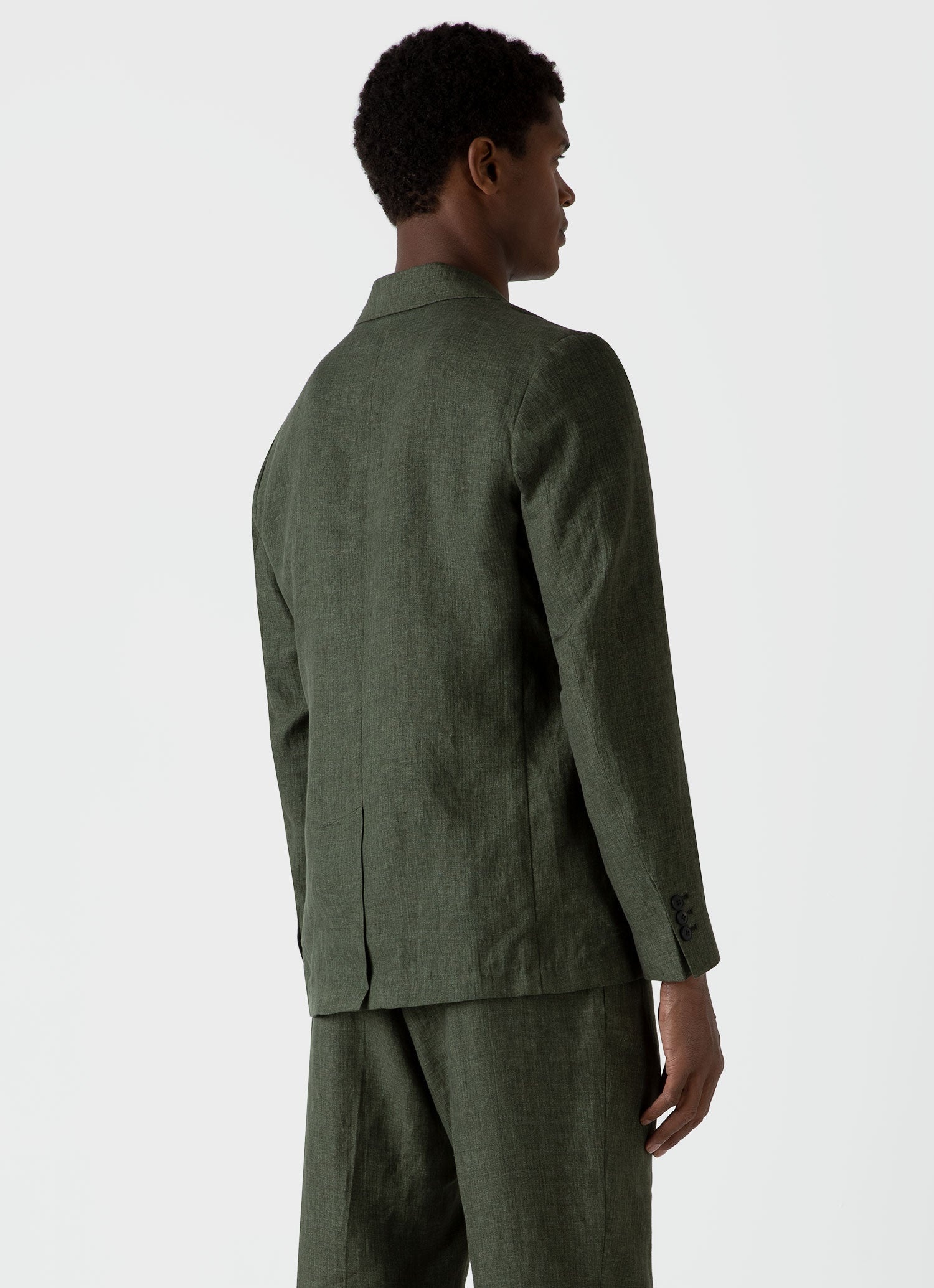 Linen Unstructured Blazer - 4