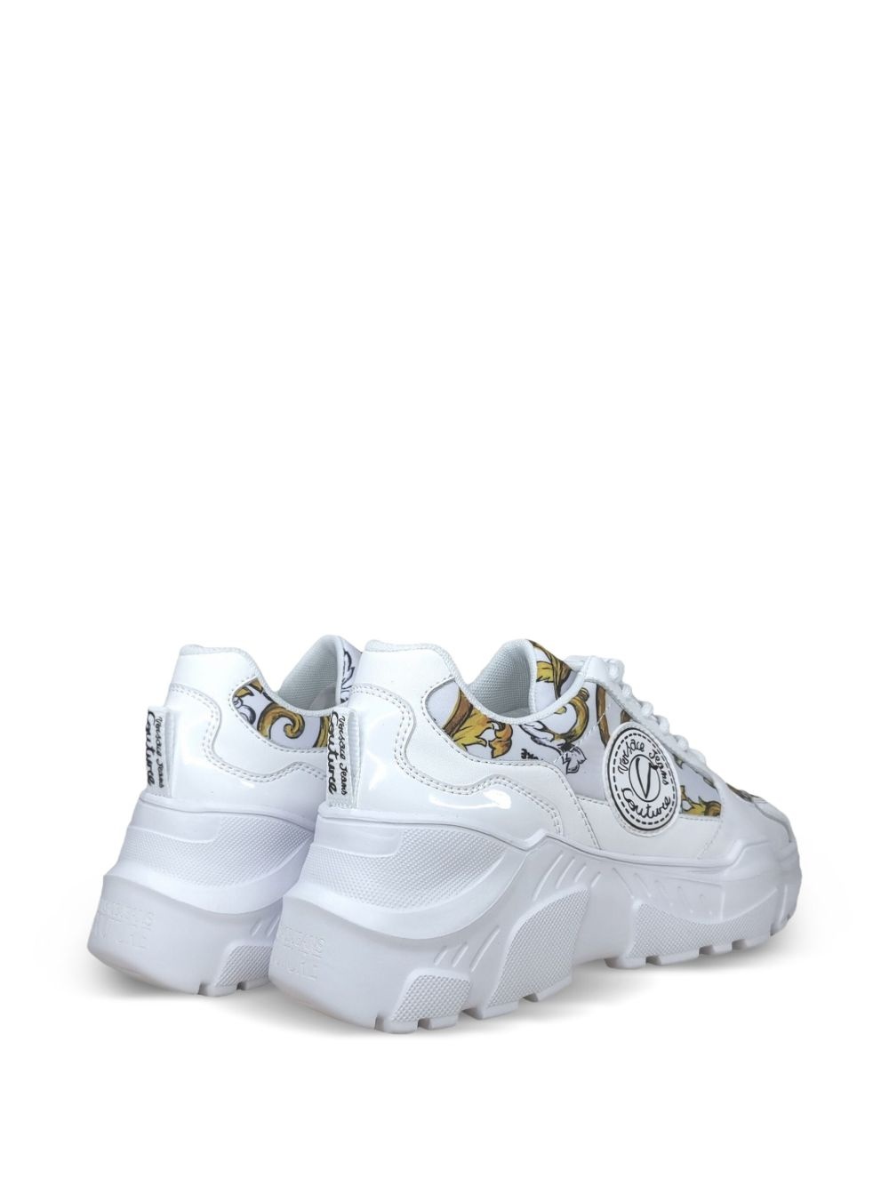 Barocco-print sneakers - 3