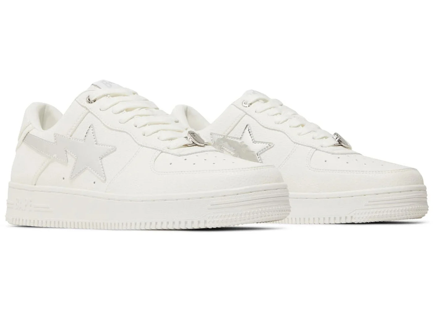 A Bathing Ape Bape Sta White Silver (2023) - 1