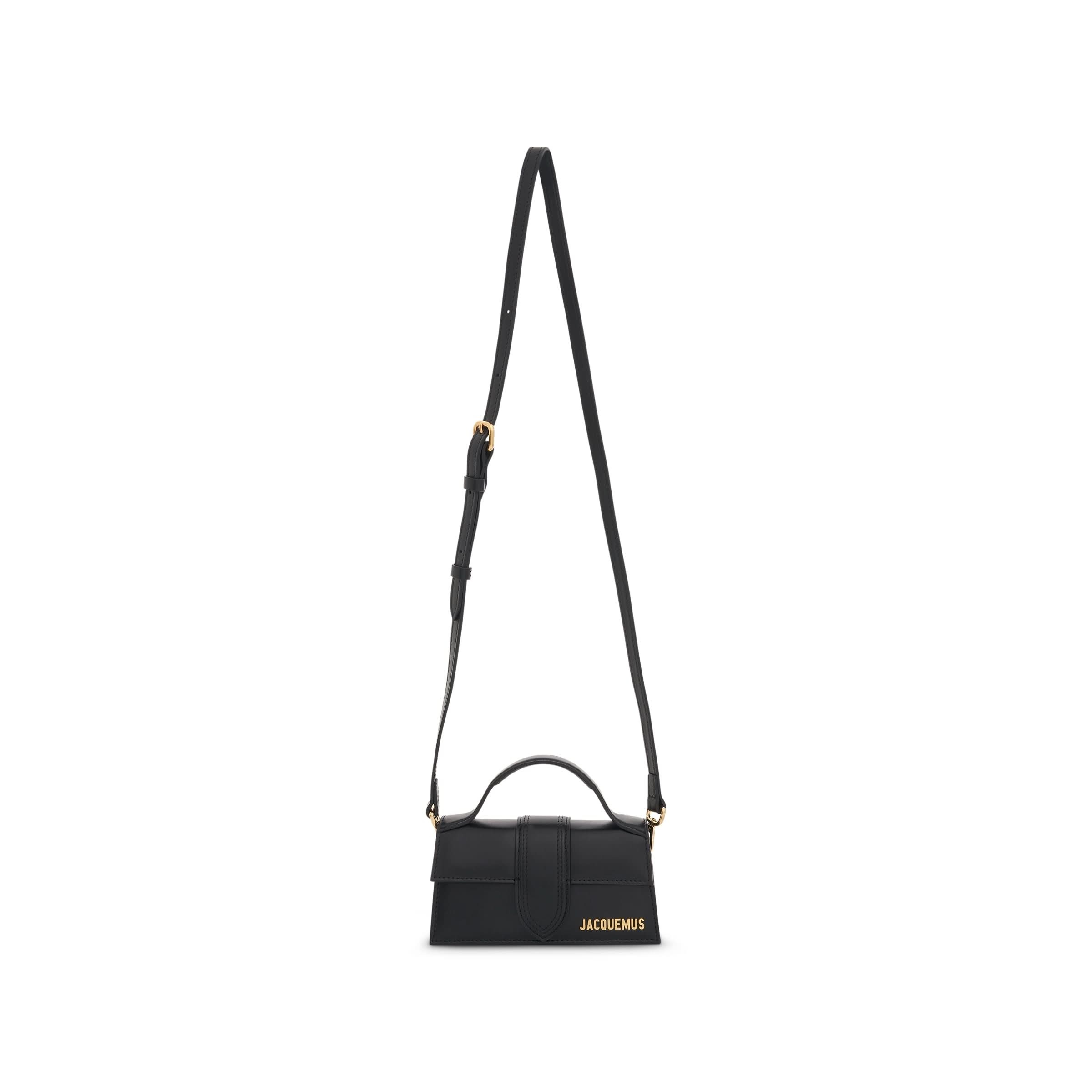 Le Bambino Mini Leather Bag in Black - 5