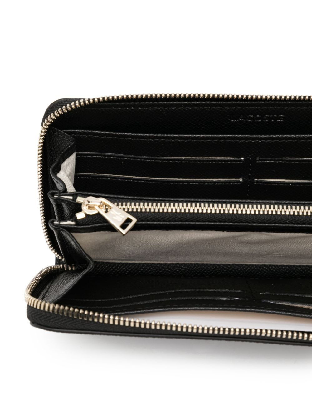 logo-print leather wallet - 3