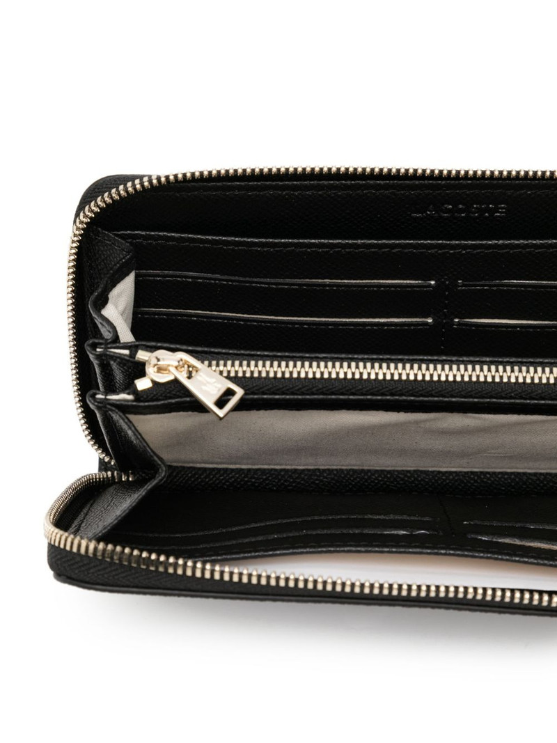 logo-print leather wallet 3