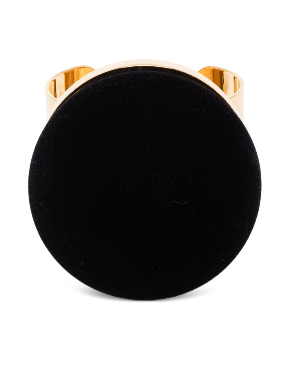 logo-engraved cuff bracelet - 1