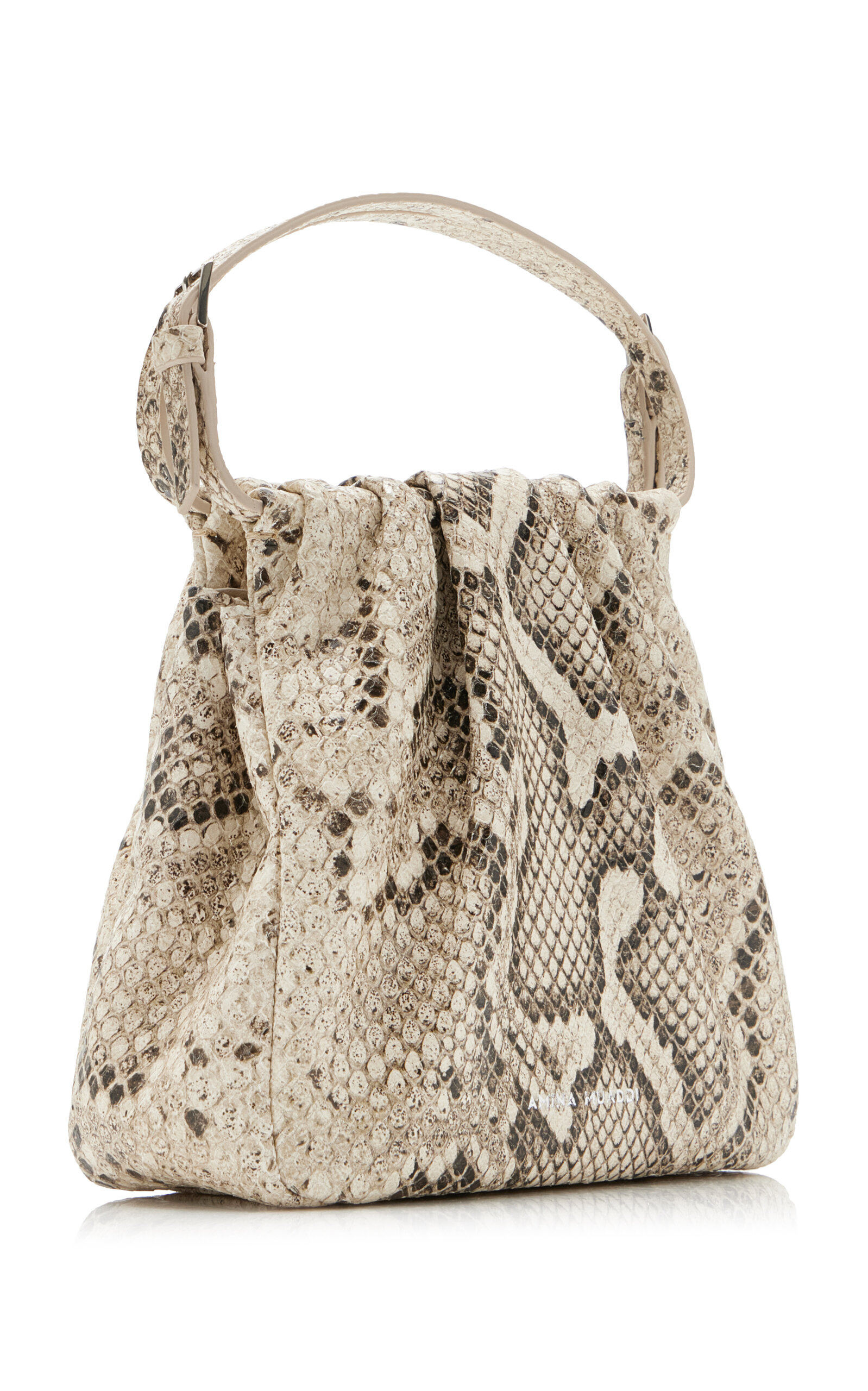 Vittoria Snake-Effect Leather Tope Handle Bag python - 3