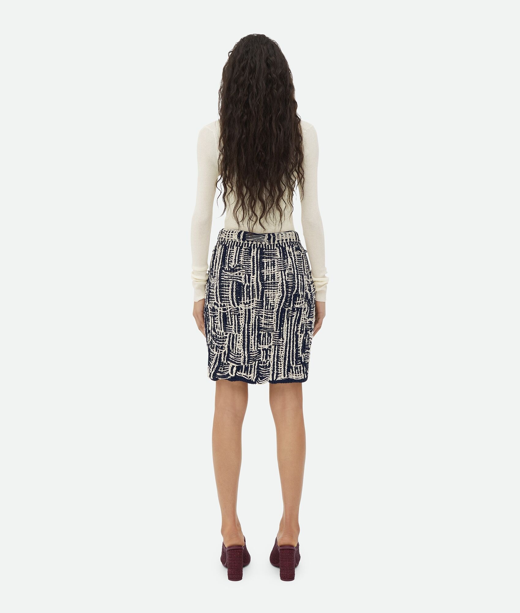 Cotton Intrecciato Skirt - 3