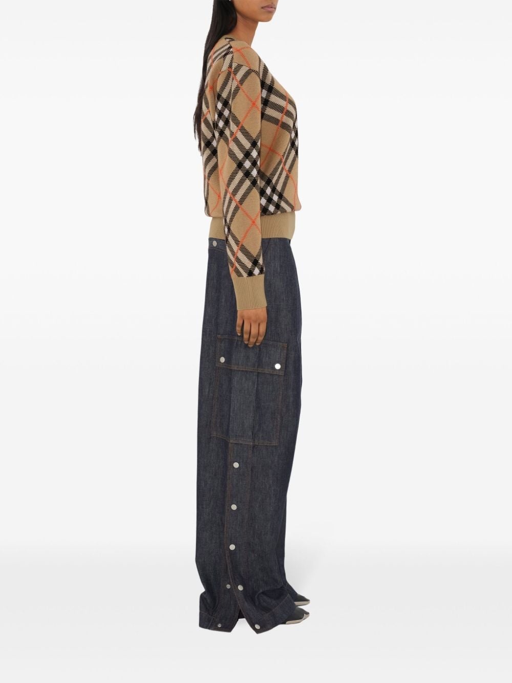 Vintage Check intarsia-knit jumper - 3