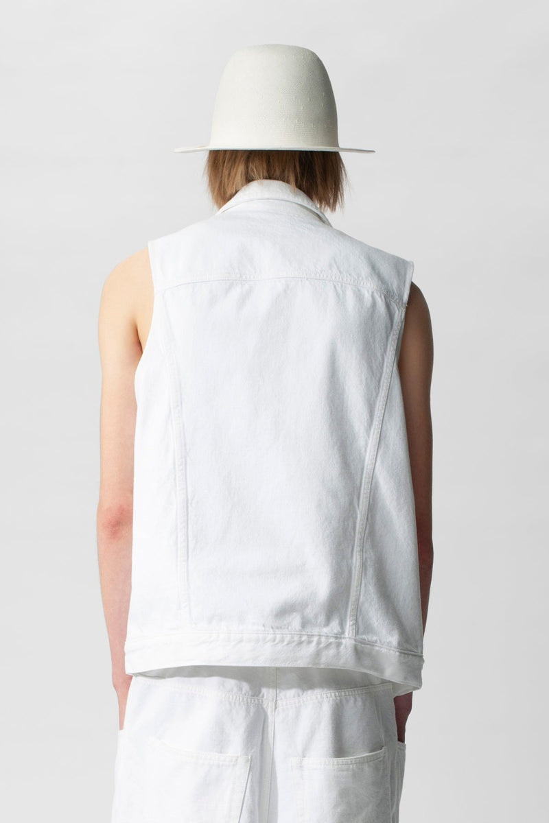 Ann Demeulemeester Benoit 5-Pockets High Comfort Sleeveless Jacket outlook