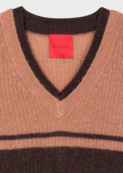 Paul Smith Brown Wool-Mohair Knitted Vest outlook