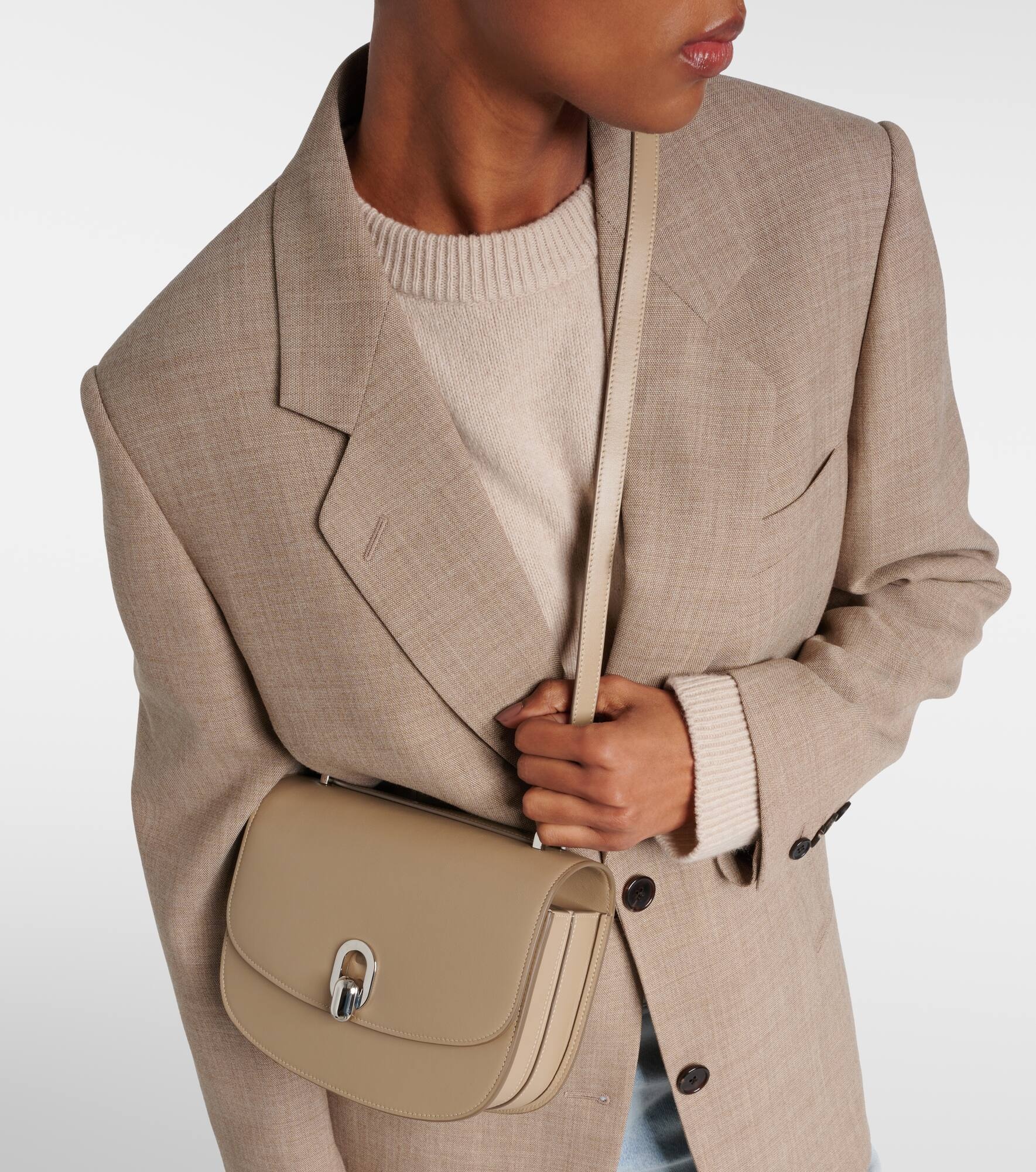 Tondo 22 leather shoulder bag - 2