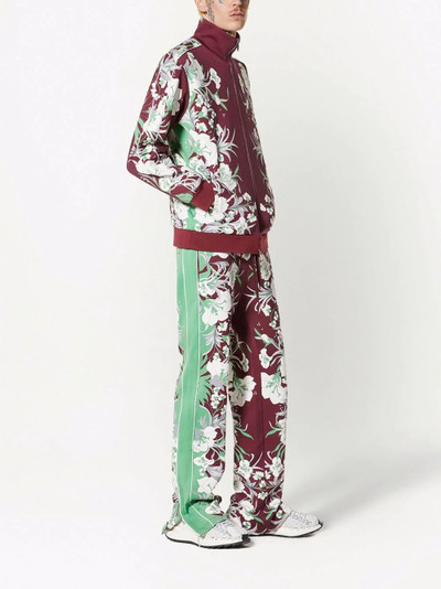 Valentino graphic-print straight-leg trousers outlook