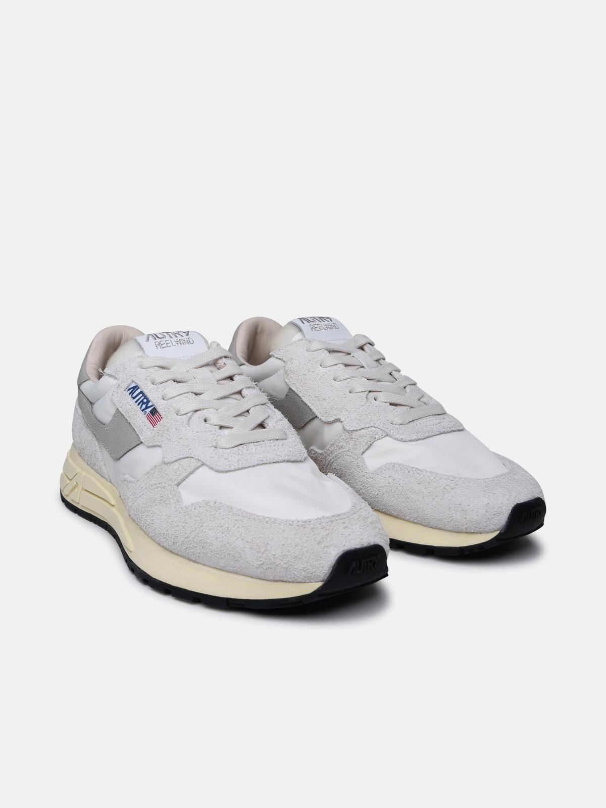 TWO-TONE LEATHER SNEAKERS - 2
