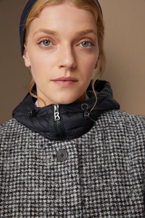Marit gilet in Black/Off-white - 4