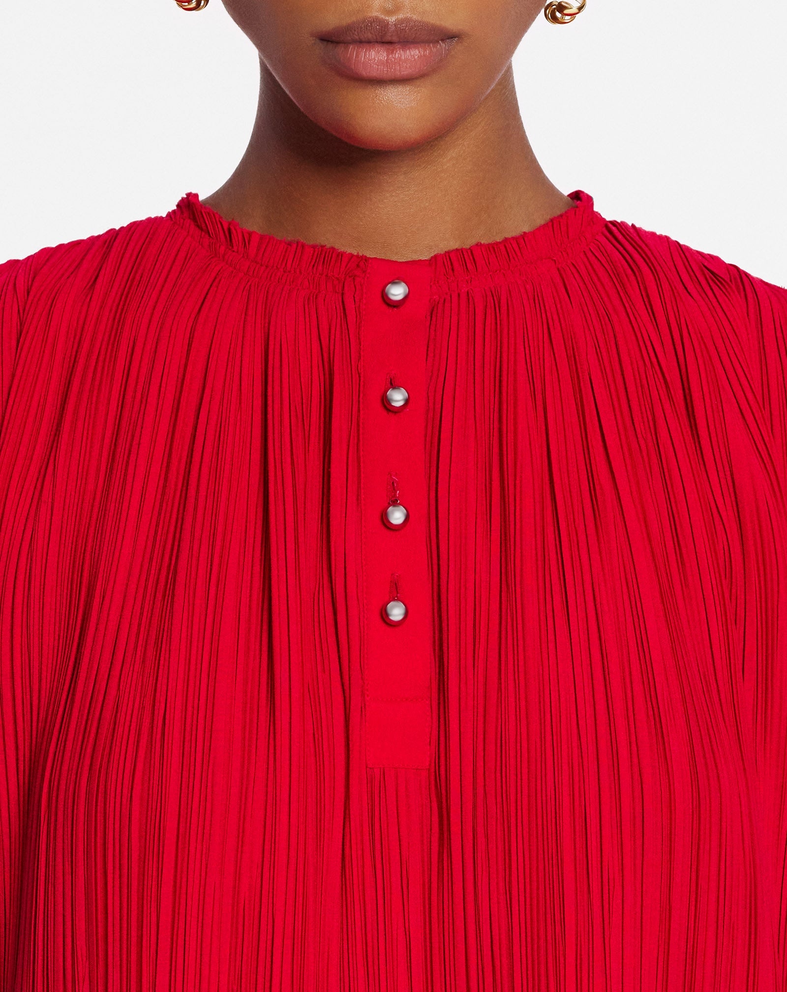 PLEATED SLEEVELESS TOP - 5