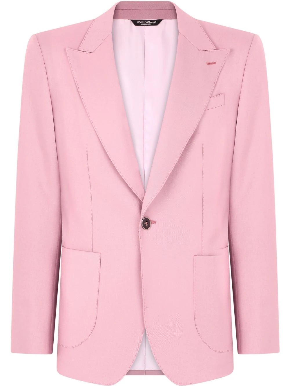 single-breasted suit jacket - 1