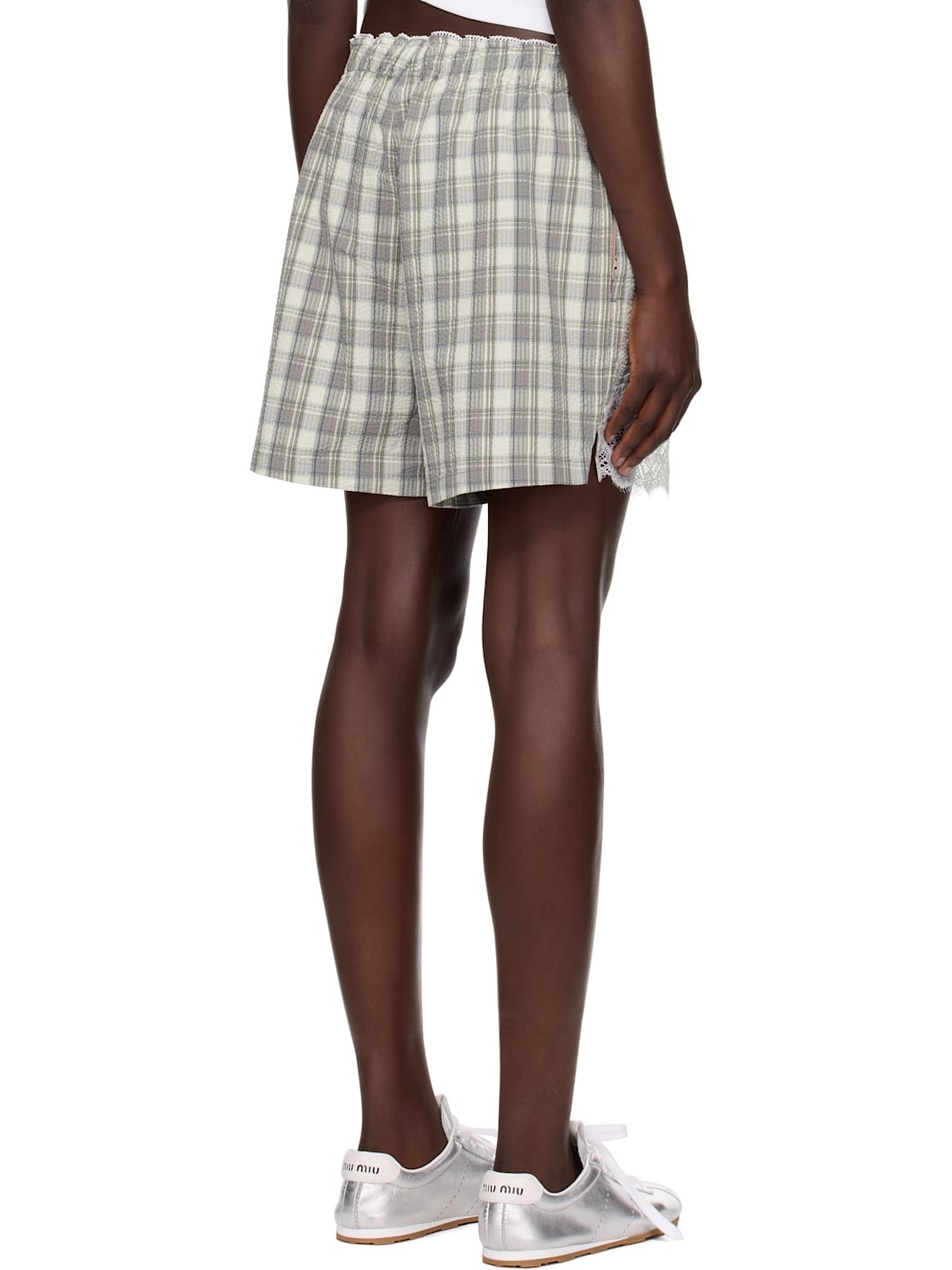 SSENSE Exclusive Gray French Knickers Shorts - 3