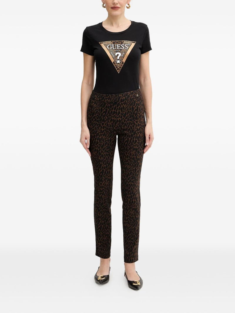 GUESS USA leopard-pattern trousers outlook