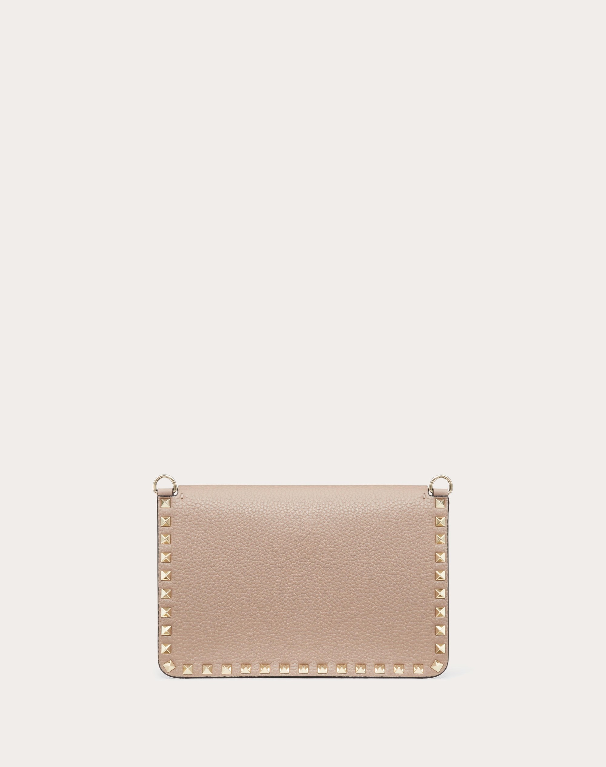 SMALL ROCKSTUD GRAINY CALFSKIN CROSSBODY BAG - 3