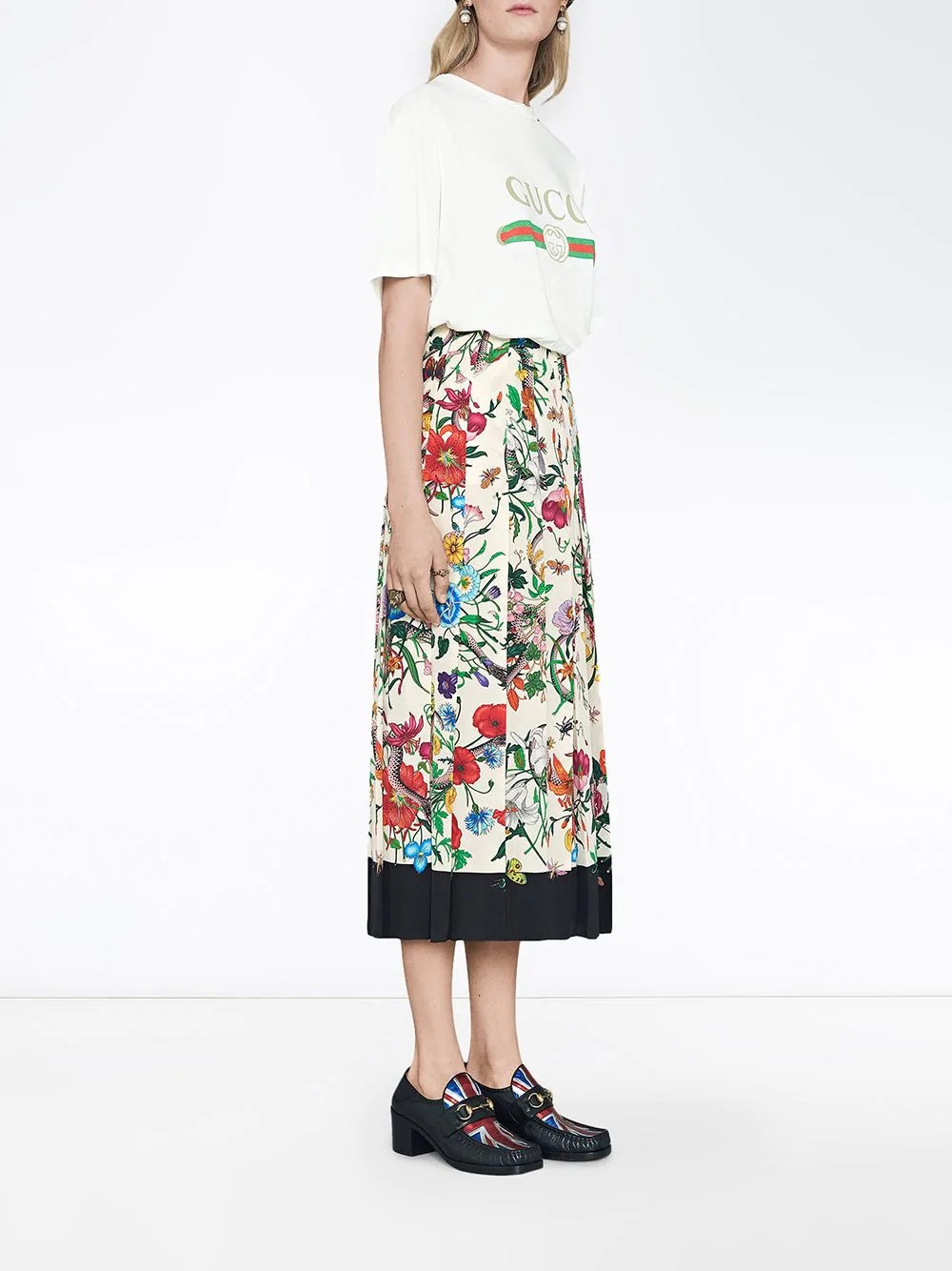 Flora snake print skirt - 2