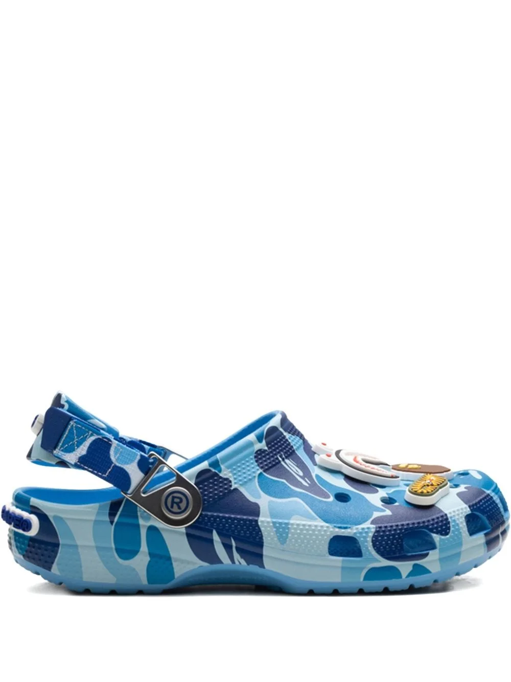 x A Bathing Ape Clog "Blue Camo" sneakers - 1