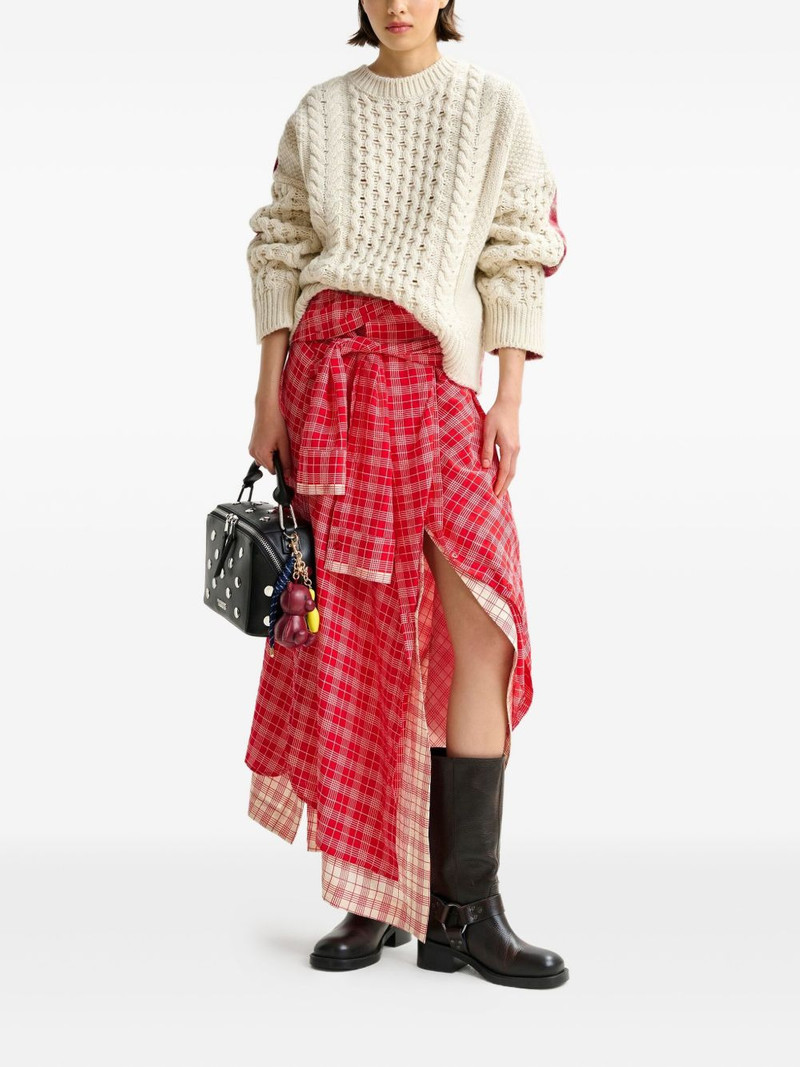 ESSENTIEL ANTWERP Iface cable-knit sweater outlook