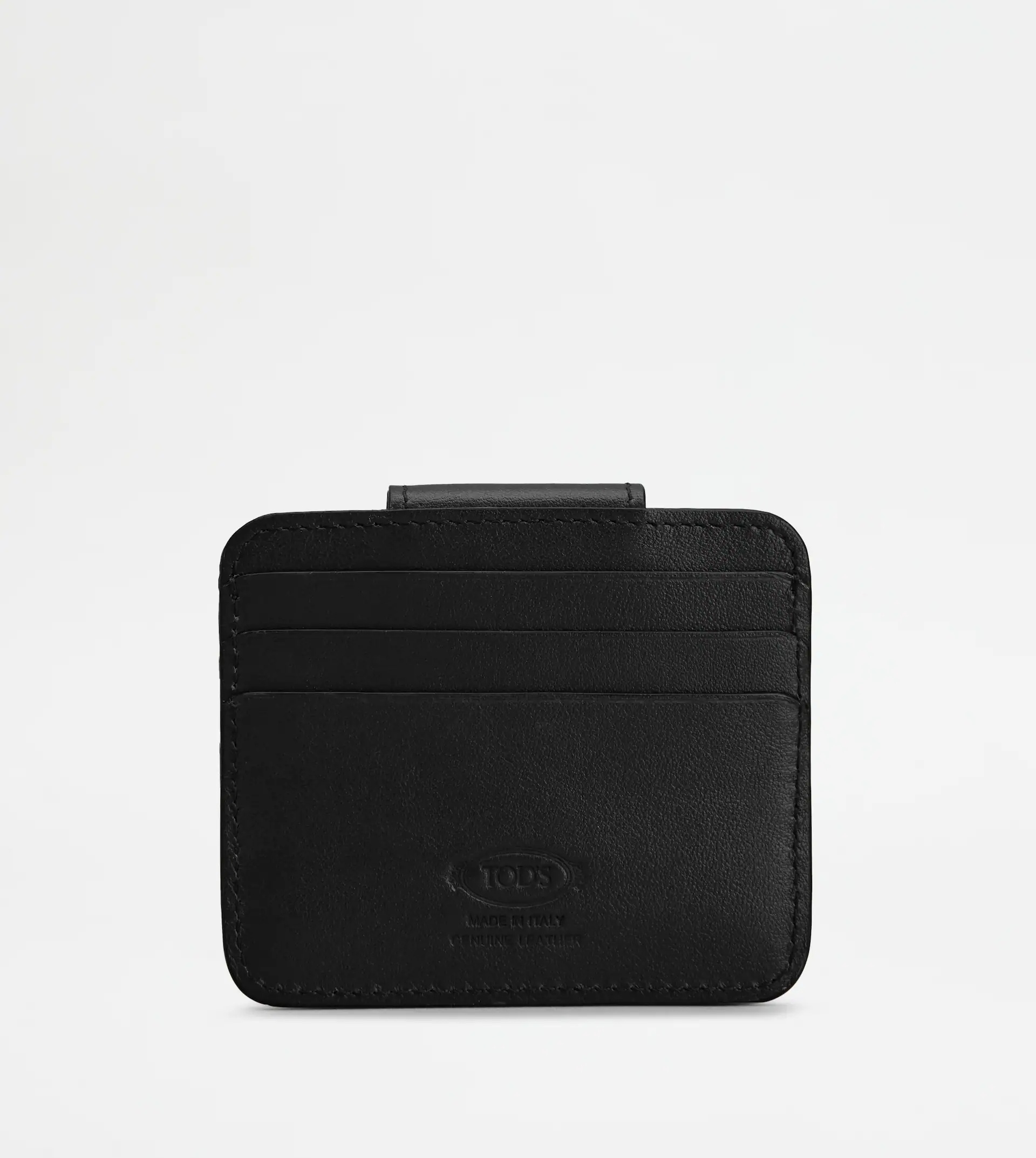 KATE CARD HOLDER IN LEATHER SMALL - BLACK - 2