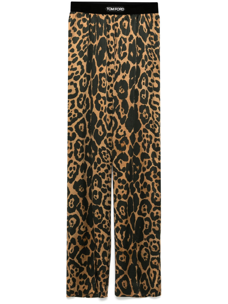 Silk Leopard Pants 1