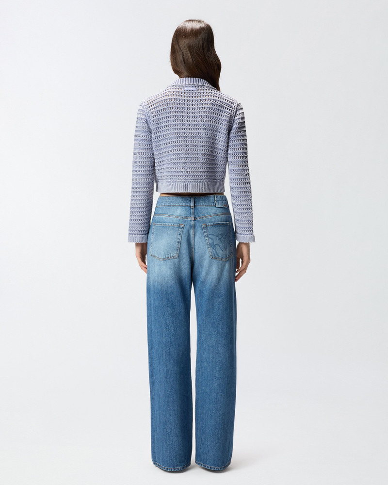 CROPPED CARDIGAN WITH CHUNKY KNIT AND BRAIDS 5