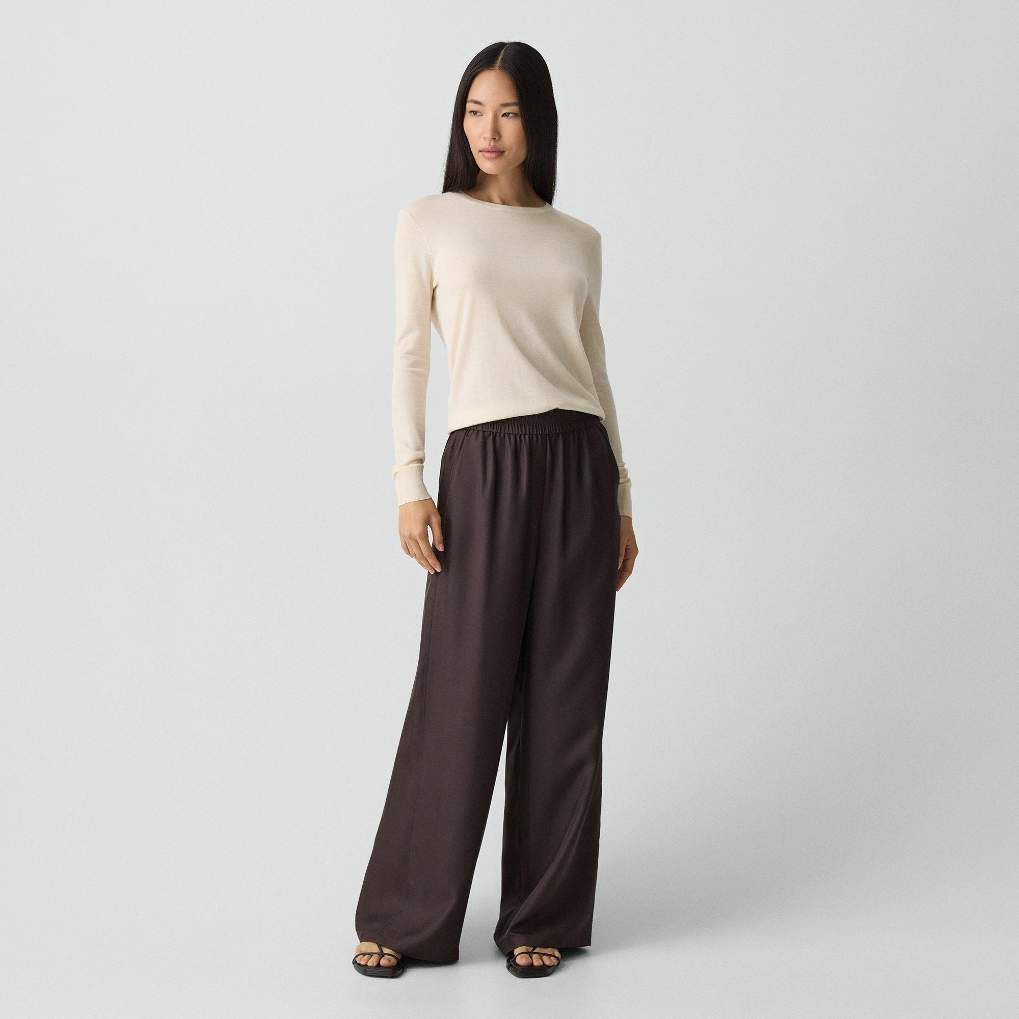 Pull-On Track Pant in Mod Silk Twill - 3