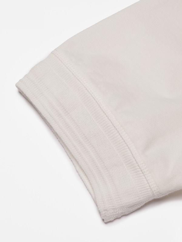 Short Sleeve Henley T-Shirt Ecru - 7