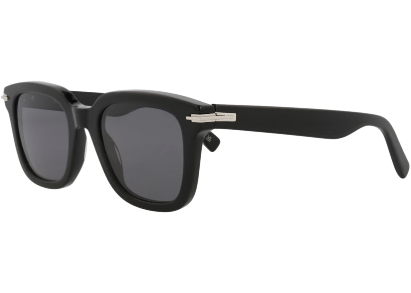 Dior Square-Frame Acetate Sunglasses Black Black Smoke (DM40074I-51-01D) - 2