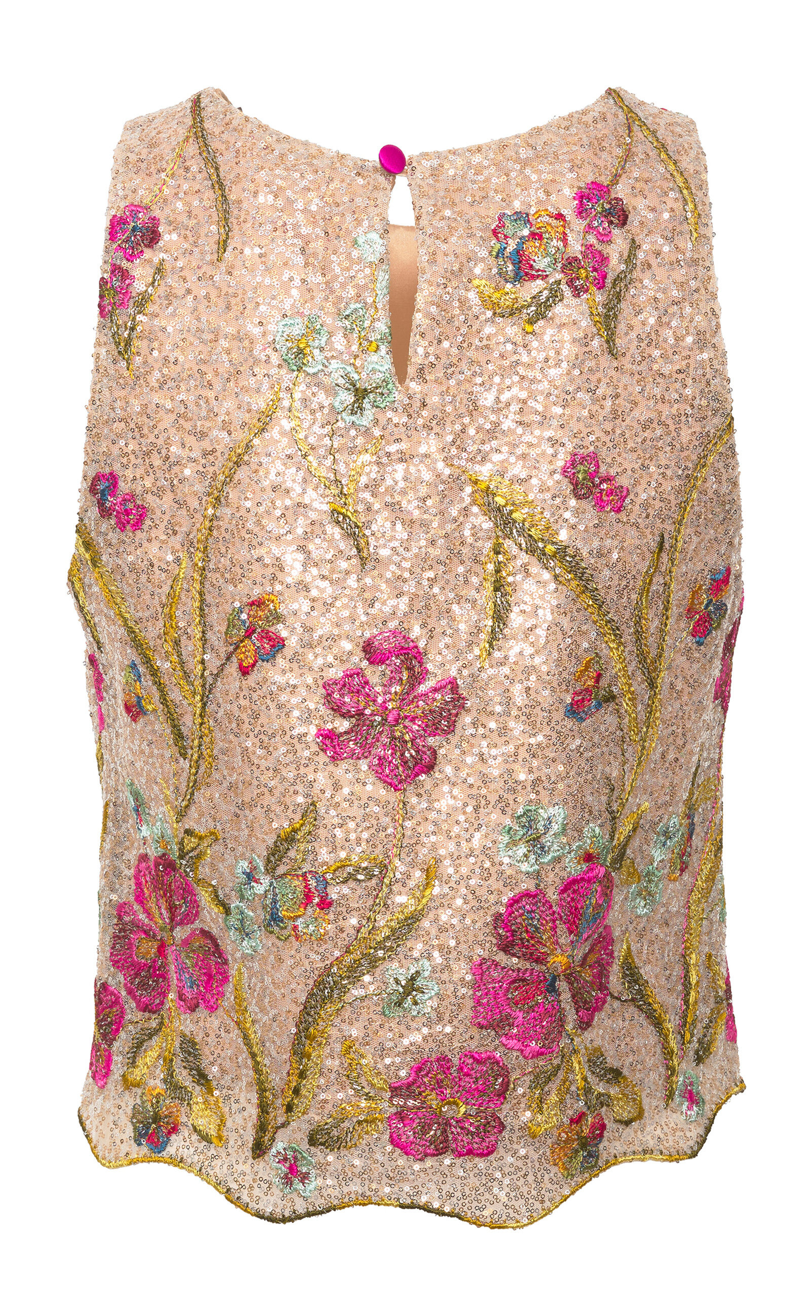Berillo Embroidered Top light pink - 2