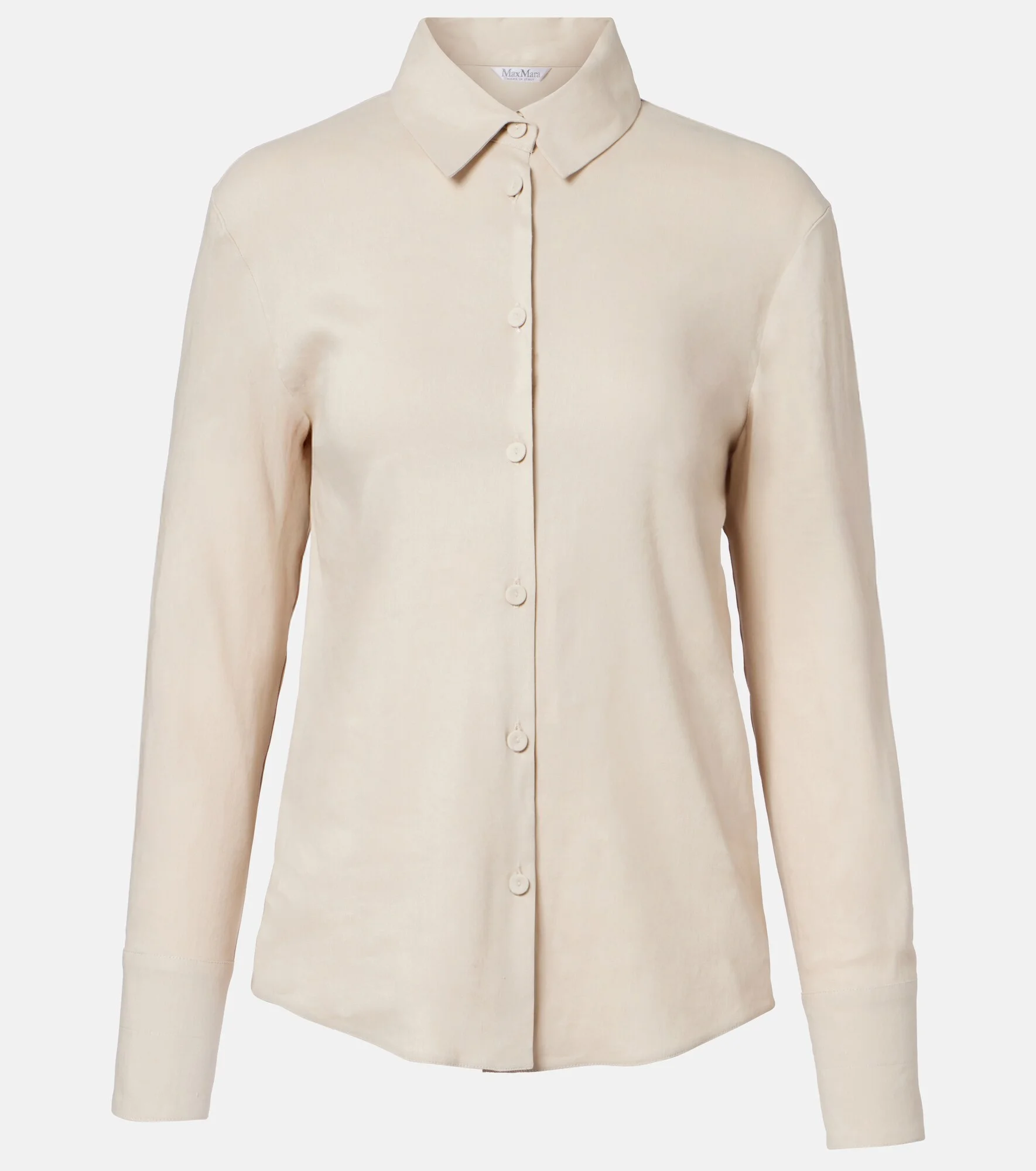 Badesse linen-blend shirt - 1