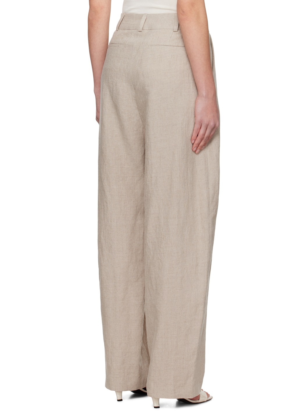 Beige Sada Trousers - 3