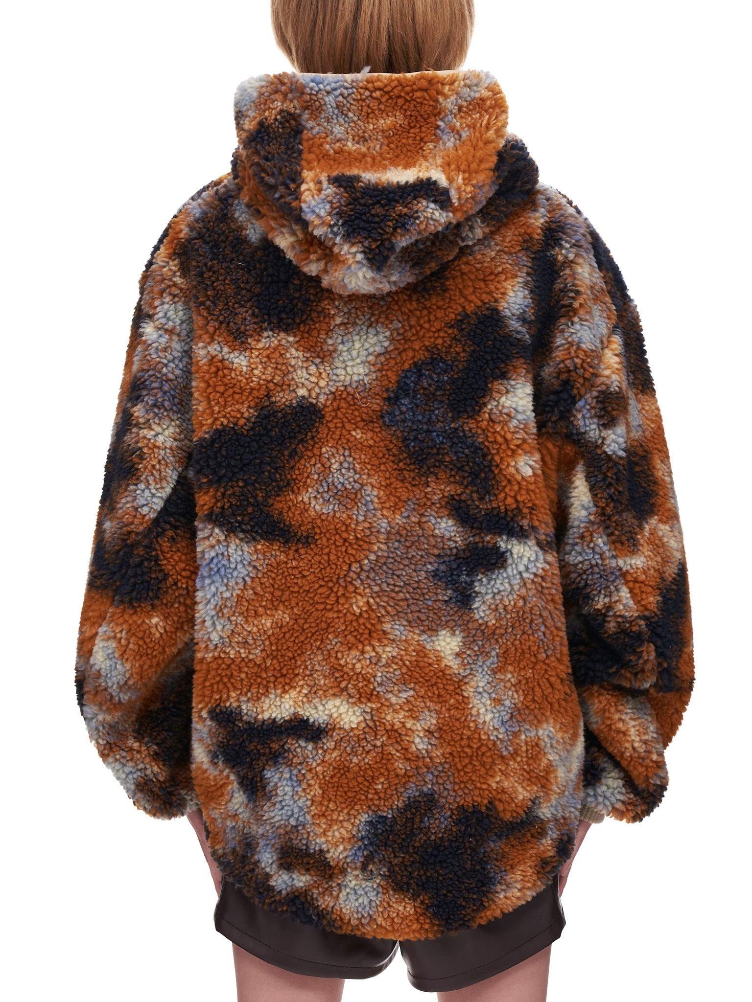 Oversized Zip up Fleece Hoodie - 3