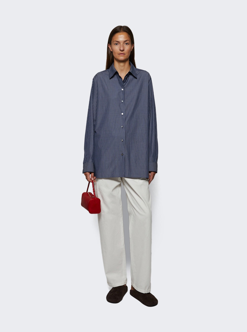 Sisilia Shirt Kwt Blue And White - 5