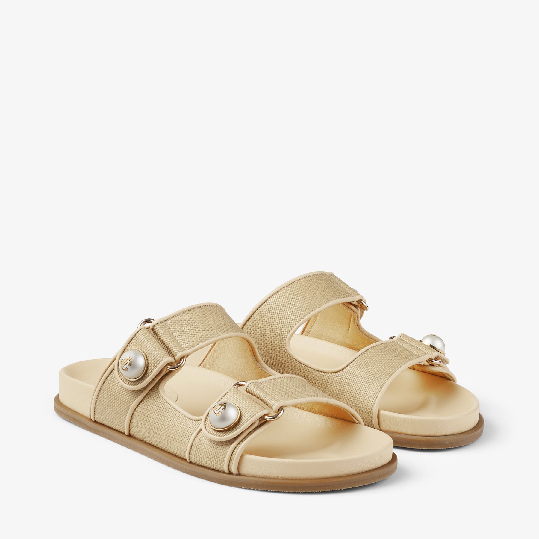 Fayence Sandal
Natural Raffia and Leather Sandals - 2