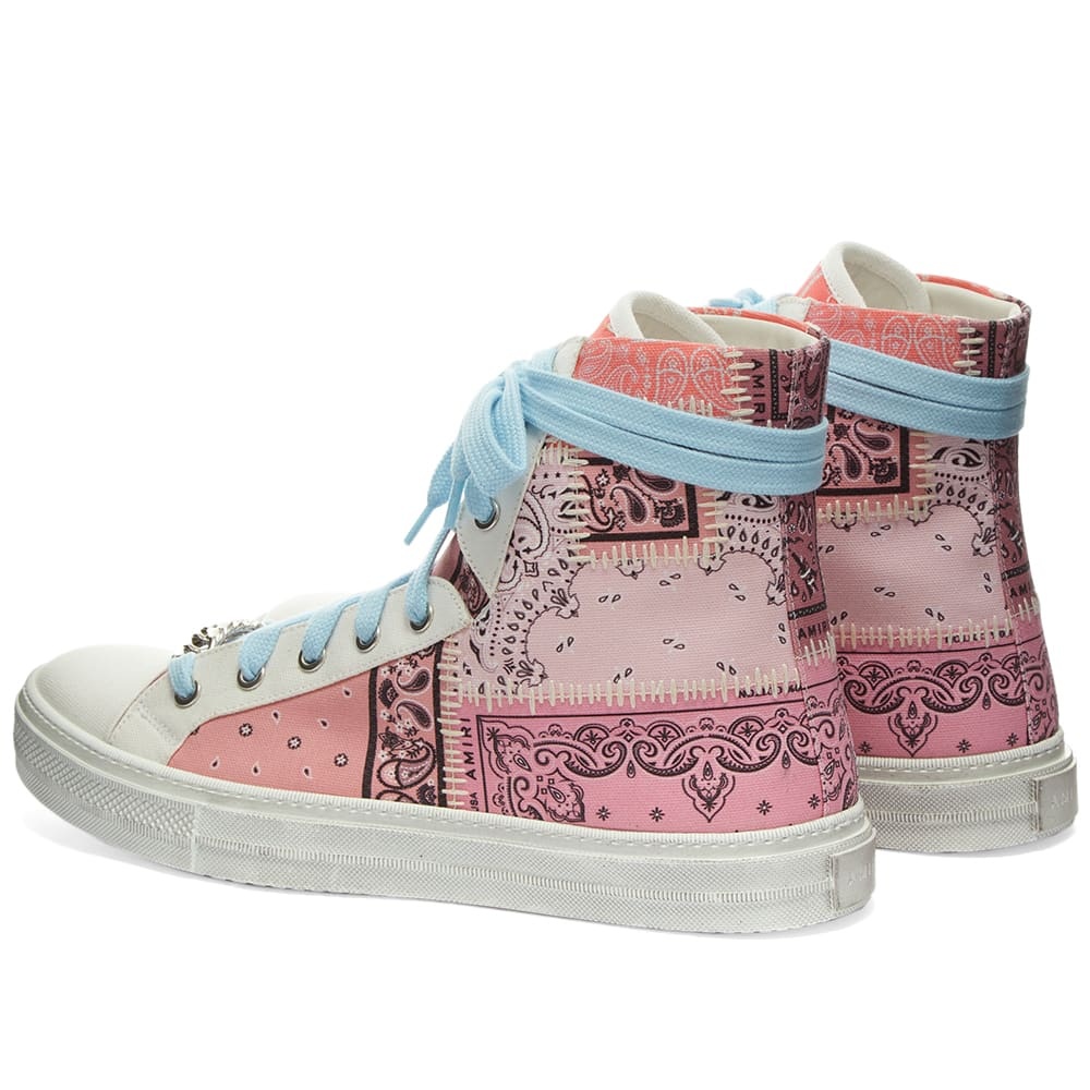 AMIRI Bandana Patchwork Hi Sunsets Sneaker - 3